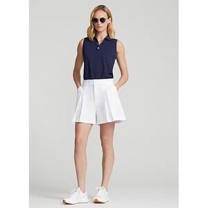 Ralph Lauren‎ RLX Performance Wide Leg Pleated Short Womens Large Golf